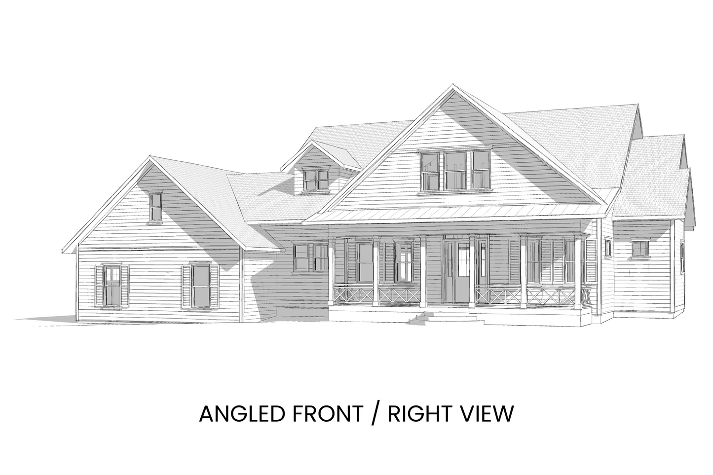 Modern-Farmhouse-Three-Bedroom-Plan-Front-View-Rocky-Mountain-Plan-Company-Mystic-Lake
