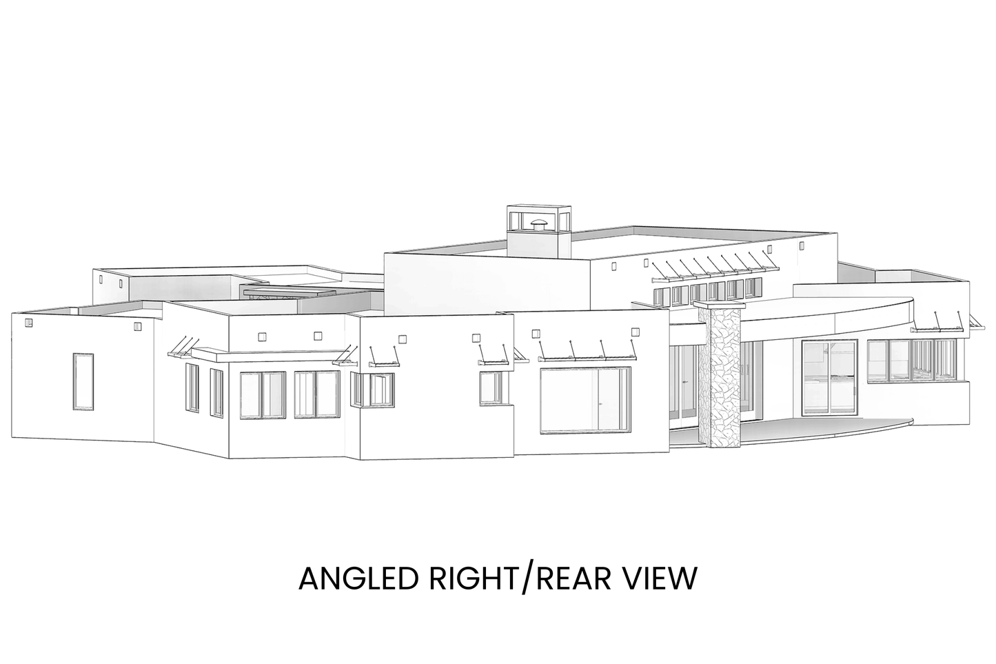 Modern-Minimalist-Ranch-Plan-for-Wide-Sites-Right-Rear-Rocky-Mountain-Plan-Company-Crescent-Lake