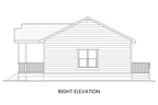 Aspen's right-side elevation highlighting its classic Craftsman charm and efficient proportions.