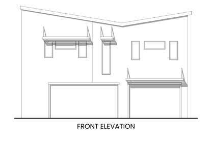 Contemporary-Carriage-House-Plan-Front-Elevation-Rocky-Mountain-Plan-Company-Scarlet-Avens