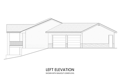 Craftsman-Lodge-with-Six-Bedrooms-for-Acreage-Left-Elevation-Rocky-Mountain-Plan-Company-Box-Elder