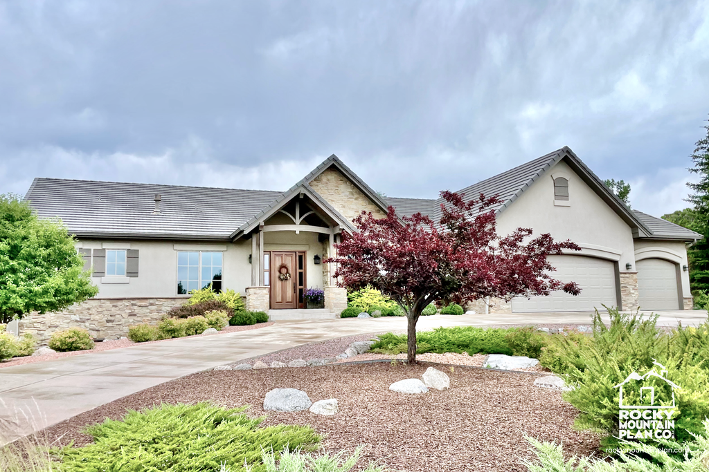 Elegant-Ranch-with-Lower-Level-Expansion-Exterior-Rocky-Mountain-Plan-Company-Cameron-Pass
