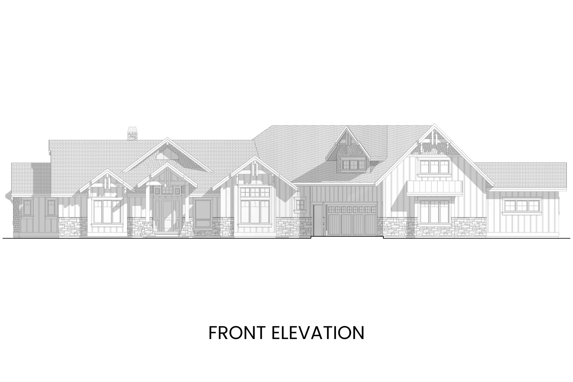 Grand-Mountain-Lodge-Plan-with-Lower-Level-Expansion-Front-Elevation-Rocky-Mountain-Plan-Company-Blizzard-Mountain