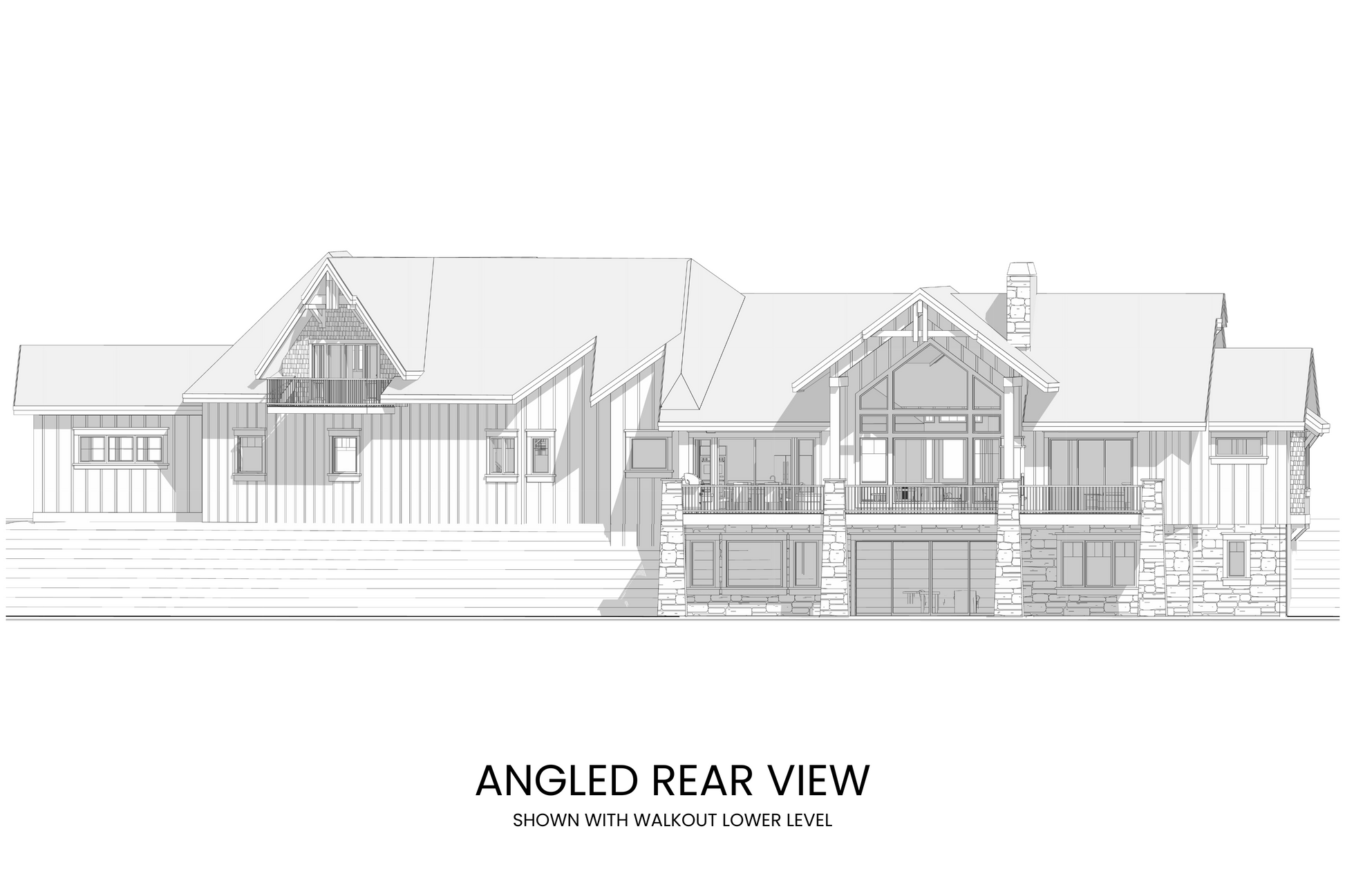 Grand-Mountain-Lodge-Plan-with-Lower-Level-Expansion-Rear-View-Rocky-Mountain-Plan-Company-Blizzard-Mountain
