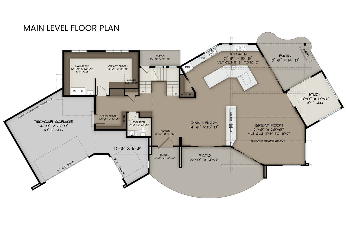 Main Level Floor Plan Floor Plans Best House Plans