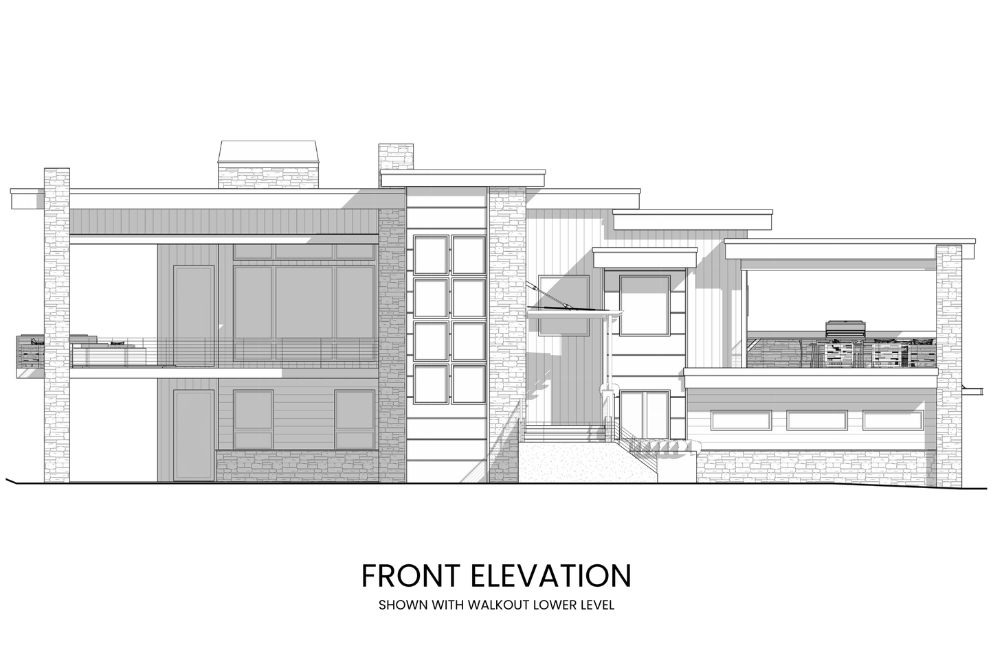Luxe-Mountain-Modern-House-Plan-with-Outdoor-Living-Front-Elevation-Rocky-Mountain-Plan-Company-Wise-River