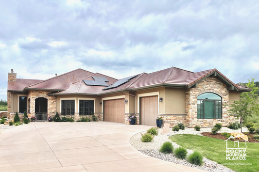 Luxe-Ranch-Home-Plan-with-Lower-Level-Expansion-Exterior-Rocky-Mountain-Plan-Company-Desert-Marigold