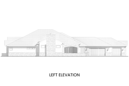 Luxe-Ranch-Home-Plan-with-Lower-Level-Expansion-Left-Elevation-Rocky-Mountain-Plan-Company-Desert-Marigold