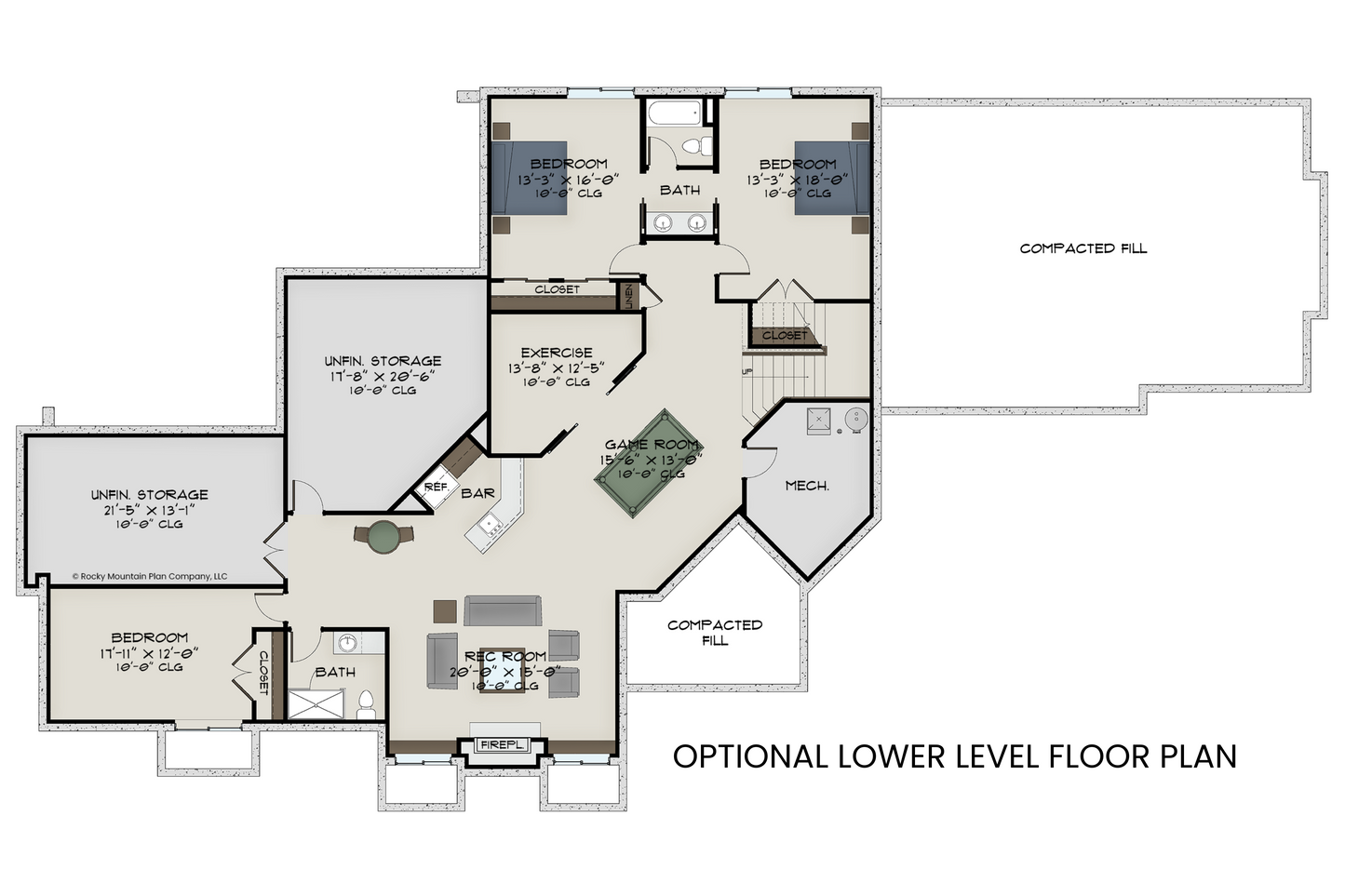 Luxe-Ranch-Home-Plan-with-Lower-Level-Expansion-Lower-Level-Floor-Plan-Rocky-Mountain-Plan-Company-Desert-Marigold