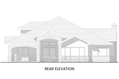 Luxe-Ranch-Home-Plan-with-Lower-Level-Expansion-Rear-Elevation-Rocky-Mountain-Plan-Company-Desert-Marigold