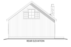 Modern-Farmhouse-ADU-Plan-Rear-Elevation-Rocky-Mountain-Plan-Company-Lark-Bunting