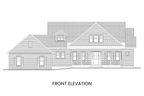 Front elevation of Mystic Lake showcasing the inviting covered porch and classic modern farmhouse architectural details.