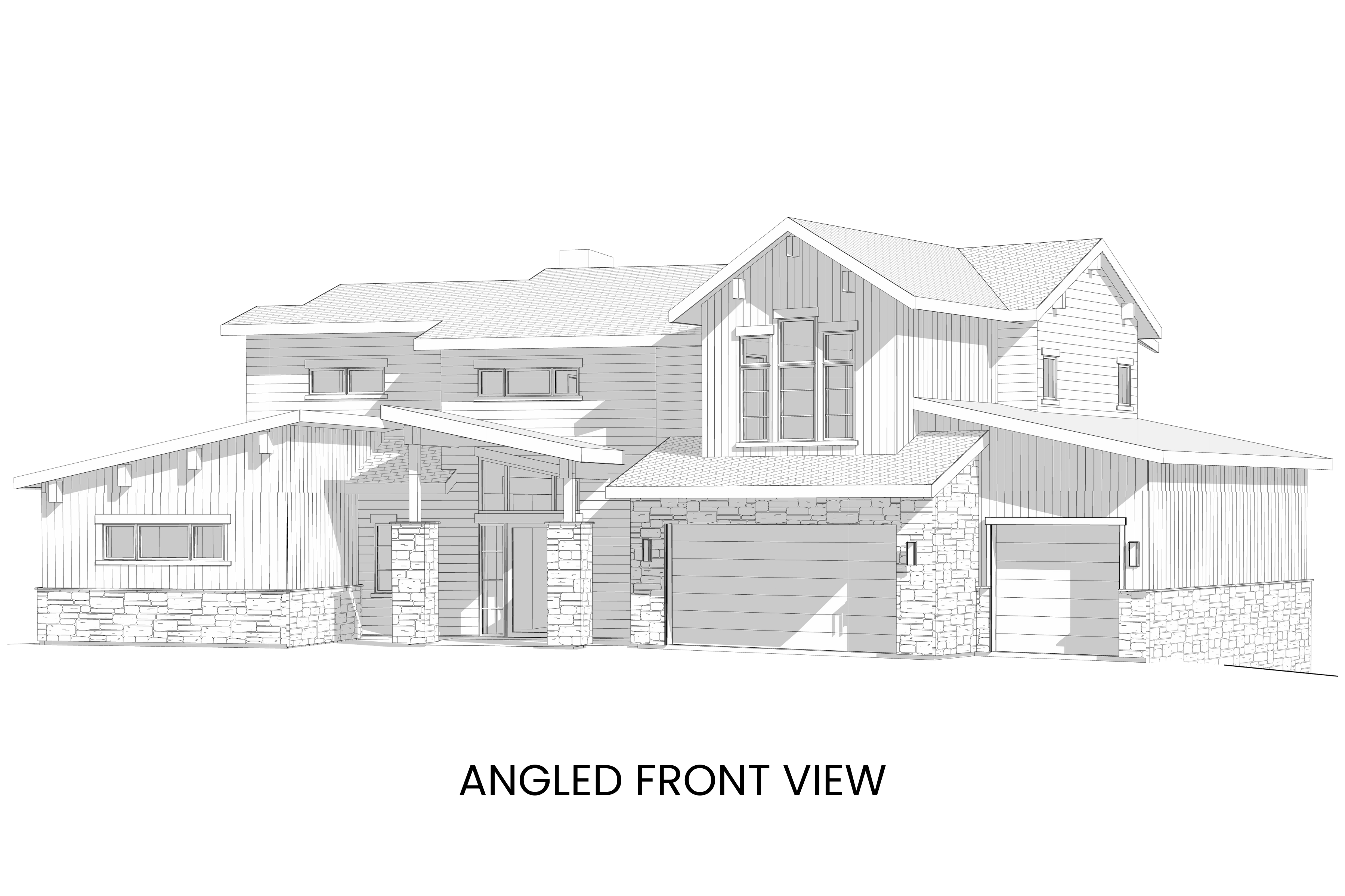Modern-House-Plan-with-Four-Bedrooms-Front-View-Rocky-Mountain-Plan-Company-Citadel-Peaks