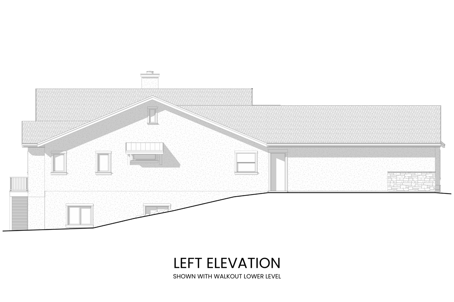 Modern-Lodge-Farmhouse-Ranch-Plan-with-Lower-Level-Expansion-Left-Elevation-Rocky-Mountain-Plan-Company-Lodgepole
