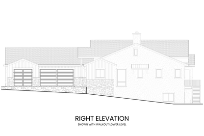 Modern-Lodge-Farmhouse-Ranch-Plan-with-Lower-Level-Expansion-Right-Elevation-Rocky-Mountain-Plan-Company-Lodgepole