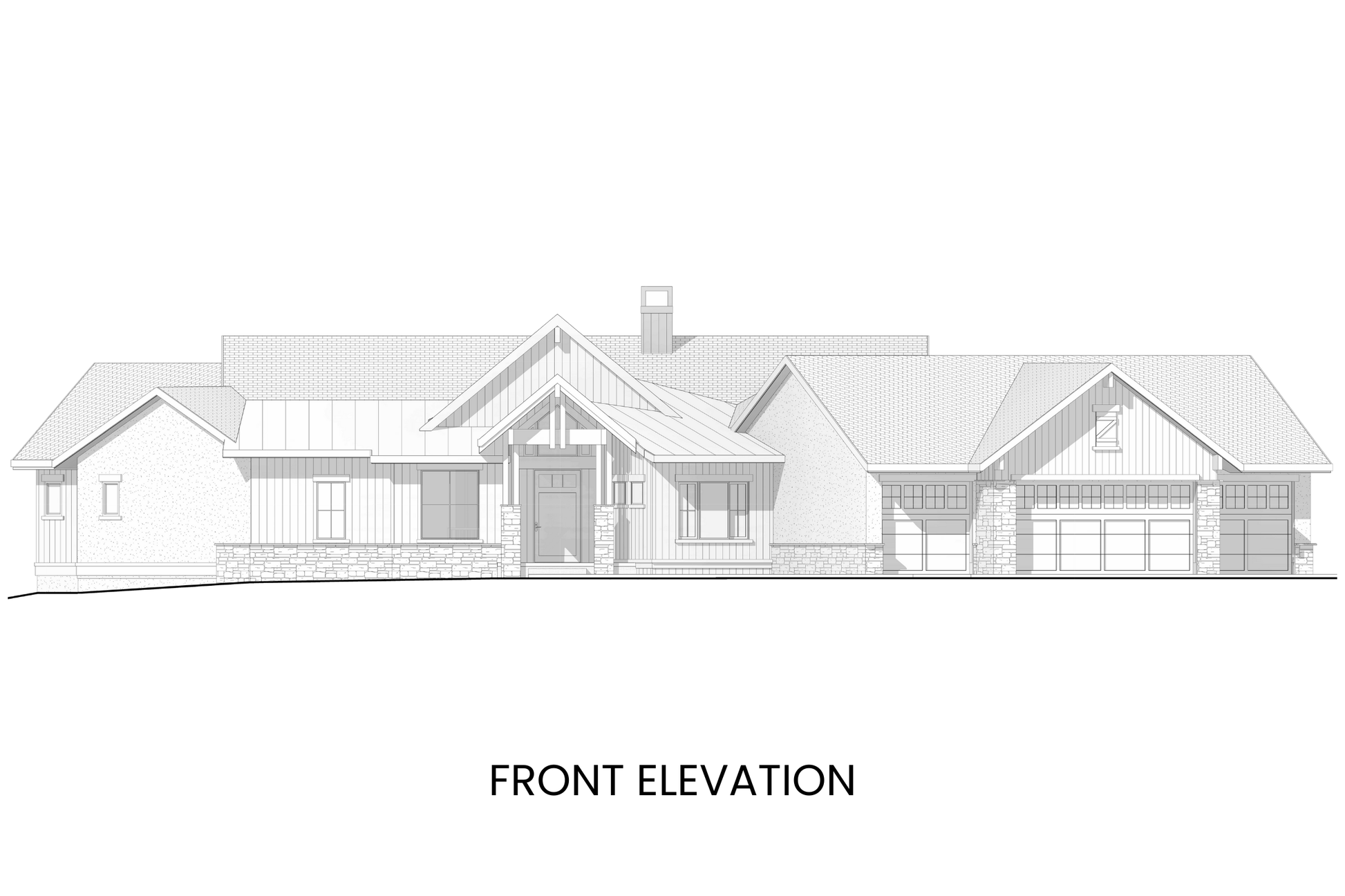 Grand entrance with rustic-modern charm, blending natural materials and bold architectural details.