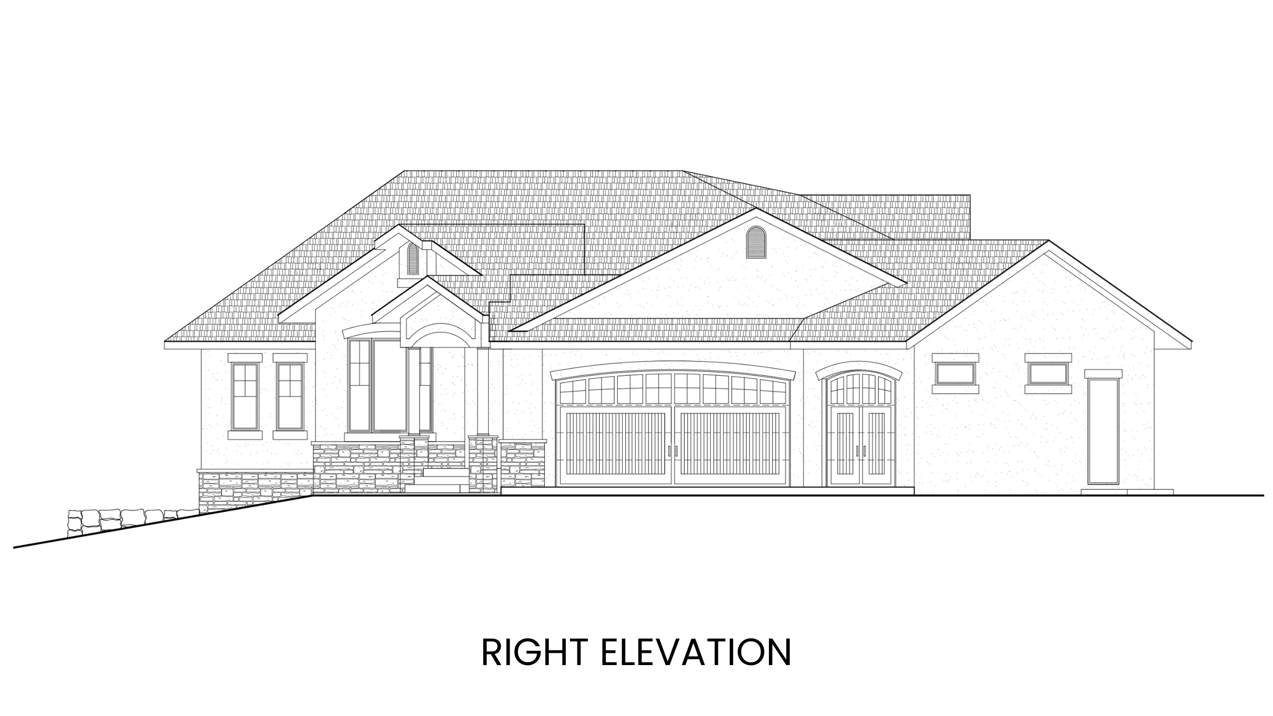 Luxe-Tuscan-House-Plan-Right-Elevation-Rocky-Mountain-Plan-Company-Roaring-Fork