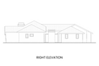 Spanish-Revival-Courtyard-Ranch-Plan-Right-Elevation-Rocky-Mountain-Plan-Company-Coast-Redwood