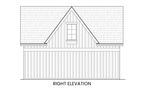 Goat Hill right elevation — Rocky Mountain Plan Company